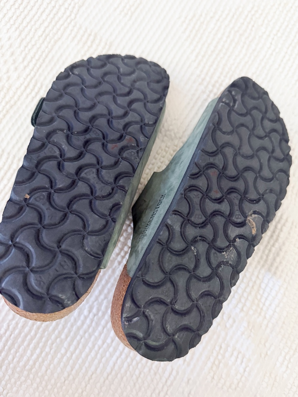 Birkenstock Arizona Big Buckle Thyme Green Leather Sandals Size 36 - Picture 6 of 7